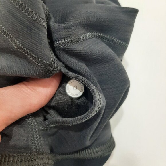 Lululemon high waisted charcoal grey minimalist shorts - Picture 8 of 12